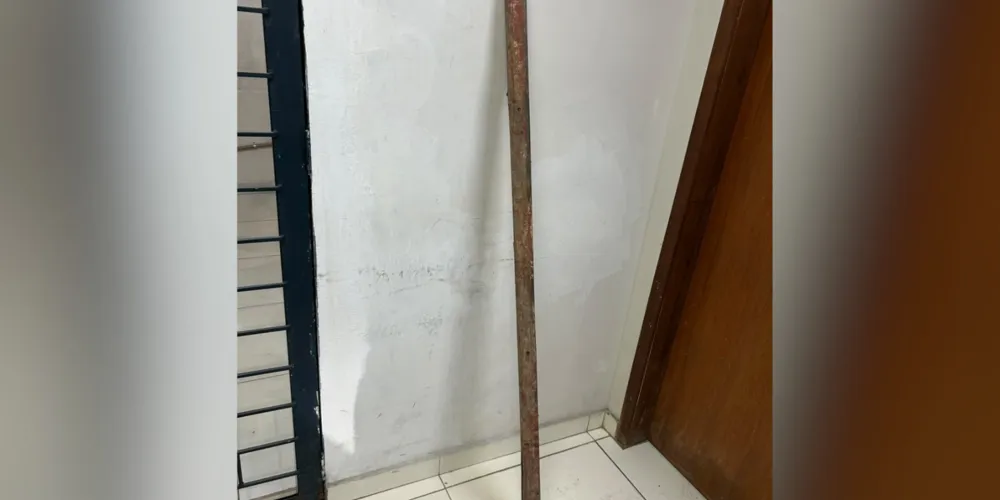 Menor de 17 anos foi agredido por arma branca caibro