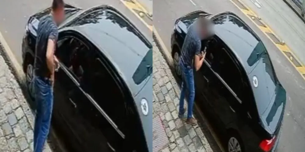Motorista de aplicativo denuncia ter sido atingido no rosto com o cano da arma por policial militar de folga, em Curitiba