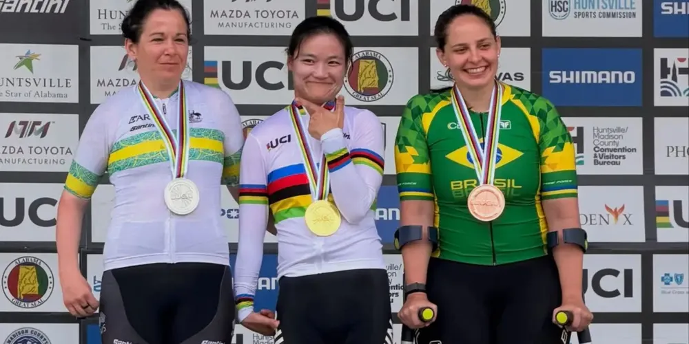 O Brasil conquistou 5 medalhas no paraciclismo de estrada