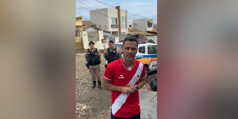 Em vídeo gravado diante de escolta policial, o político promete trabalhar para transformar a vida da população mineira