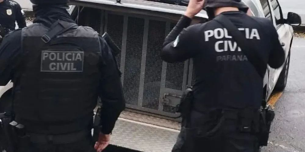 O homem foi preso pela Polícia Civil em Ponta Grossa