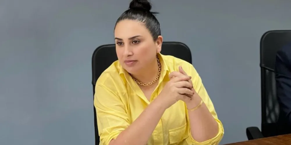 Fernanda Sardanha, prefeita de São Mateus do Sul