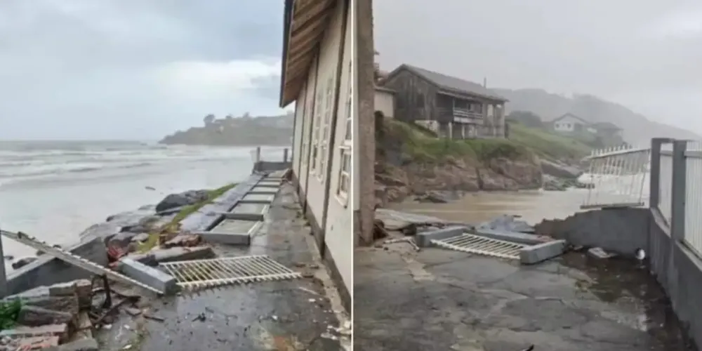 Aumento súbito do nível do mar assustou moradores