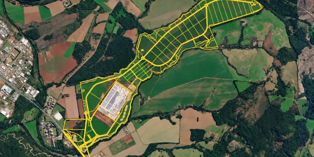 O maior investimento anunciado para Ponta Grossa está em processo de implantação às margens da BR-376, km 508, no Distrito Industrial