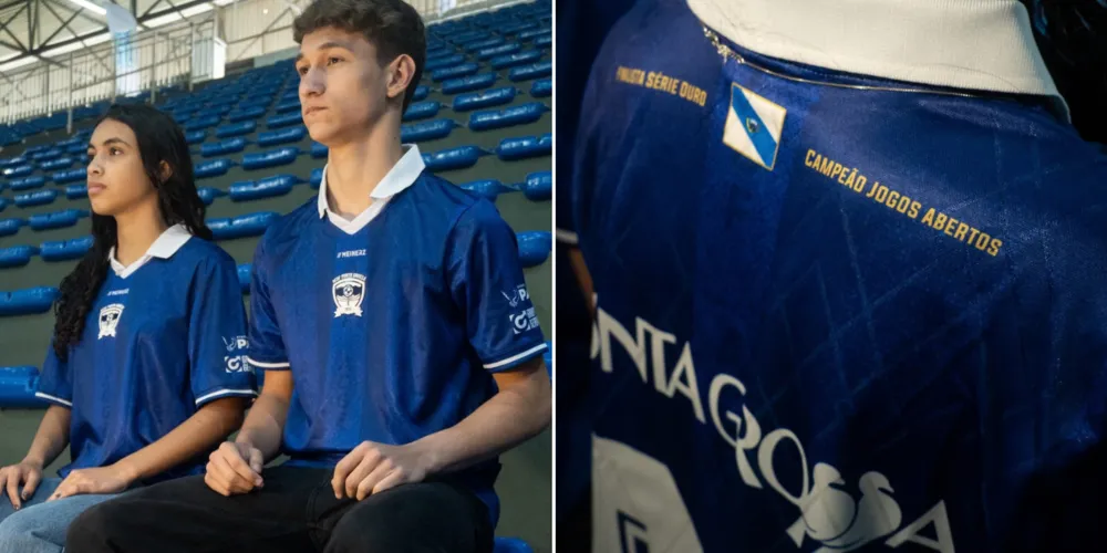 O lançamento da camisa contou com a participação dos atletas Nathan e Julia Carvalho, das categorias de base da ACGF