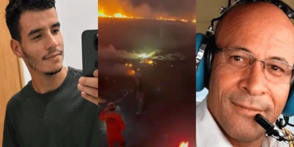 Os dois morreram na queda do avião