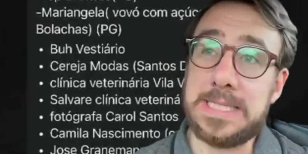 Geraldo Stocco publicou um vídeo denunciando a situação