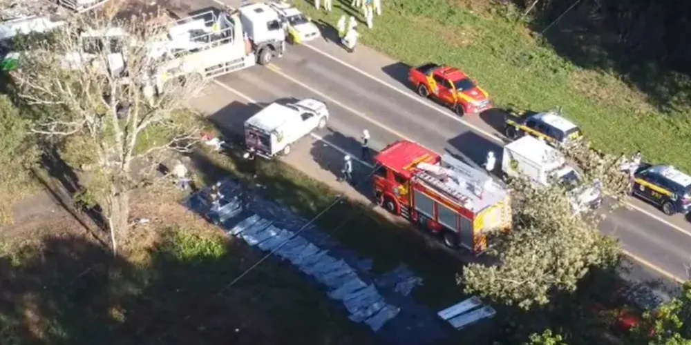 Acidente deixou 23 mortos na BR-373, em Ipiranga.