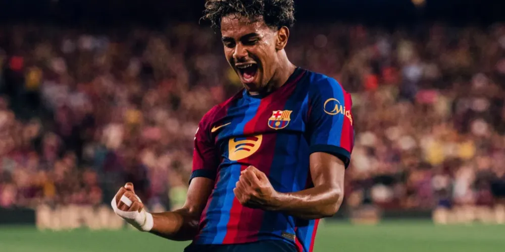 Lamine Yamal, do Barcelona.