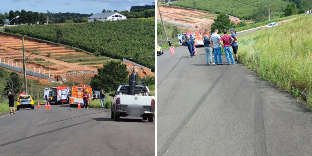Um idoso morreu atropelado na manhã deste sábado, em um loteamento novo de Imbituva.
