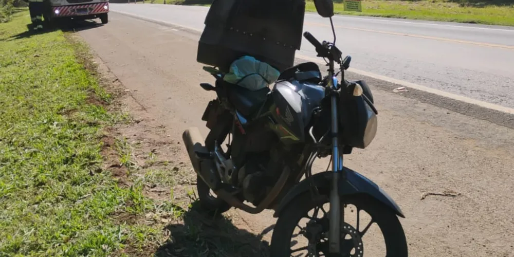 Motociclista, de 33 anos, sofreu ferimentos leves, recebeu atendimento médico no hospital da região