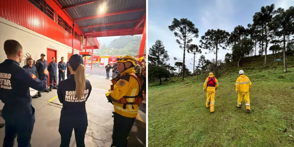 Corpo de Bombeiros reforça buscas