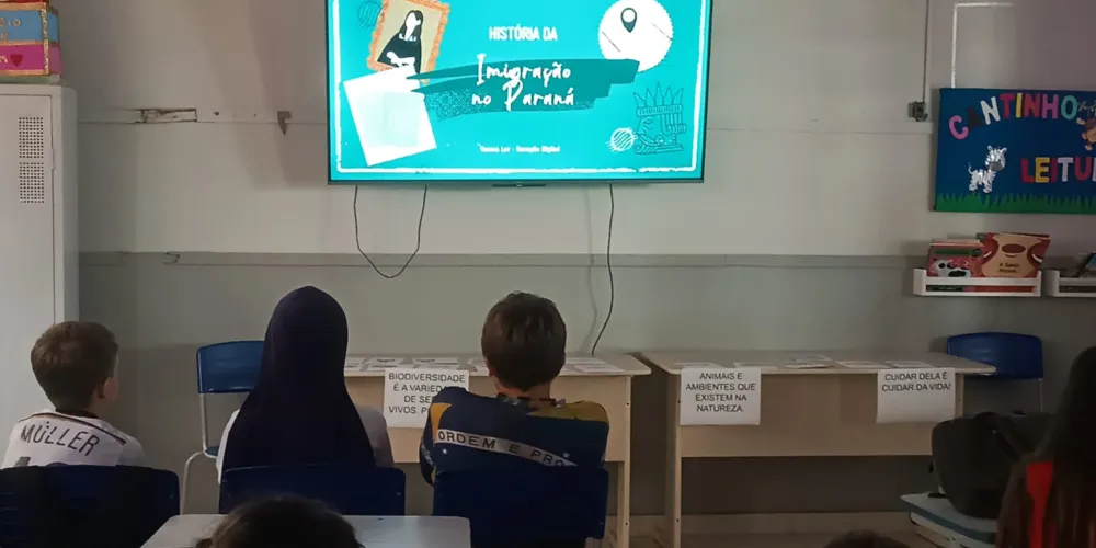 Conteúdo audiovisual contribuiu com estudos em sala de aula