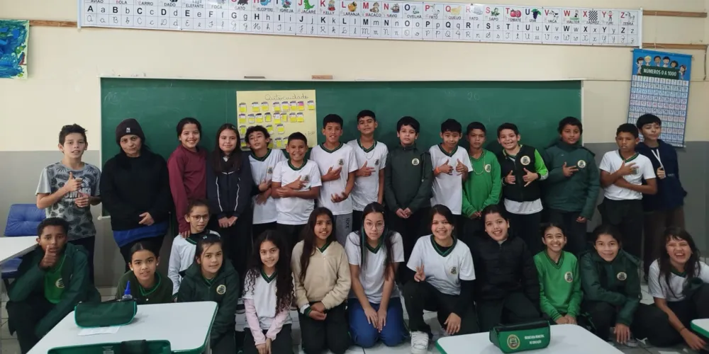 Estudantes puderam participar ativamente das propostas dentro e fora da sala de aula