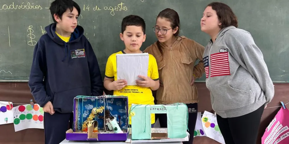 Estudantes foram principais atores das encenações e do próprio trabalho