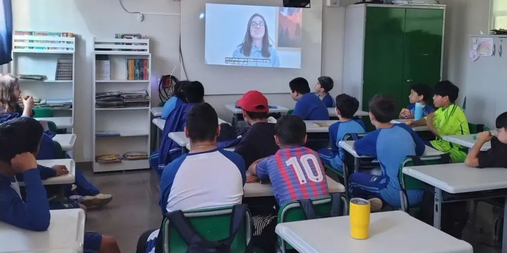 Vídeo levou estudantes a entenderem a importância de cuidados do gênero