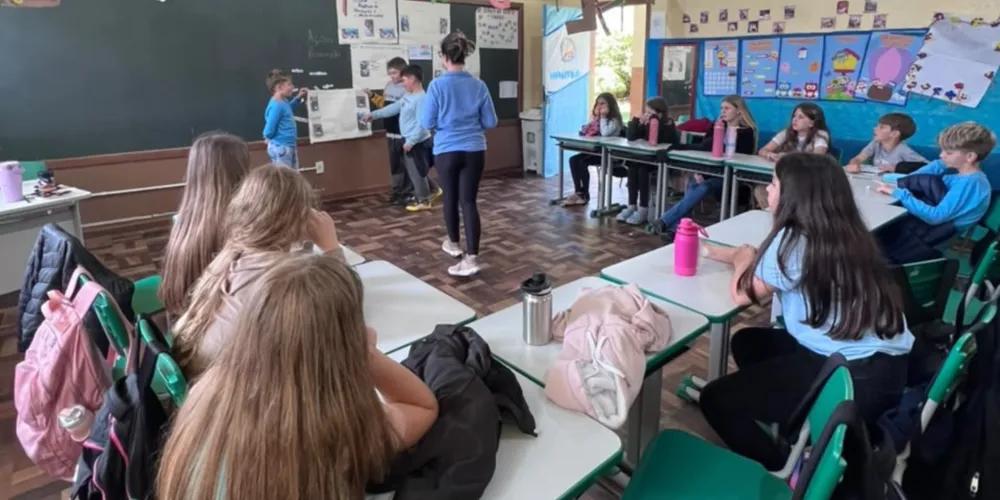 Educandos puderam repassar conhecimentos adquiridos aos demais colegas