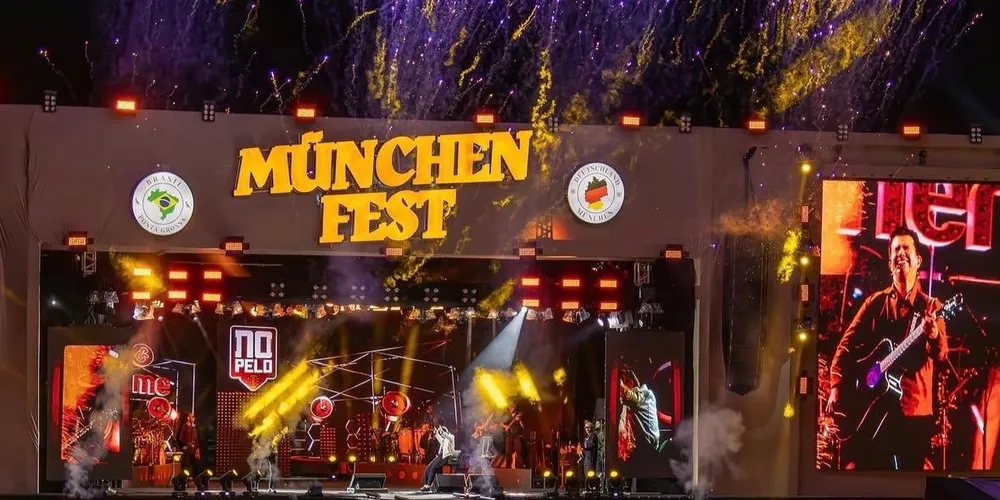 Festa Nacional do Chope Escuro, em Ponta Grossa, a tradicional Münchenfest