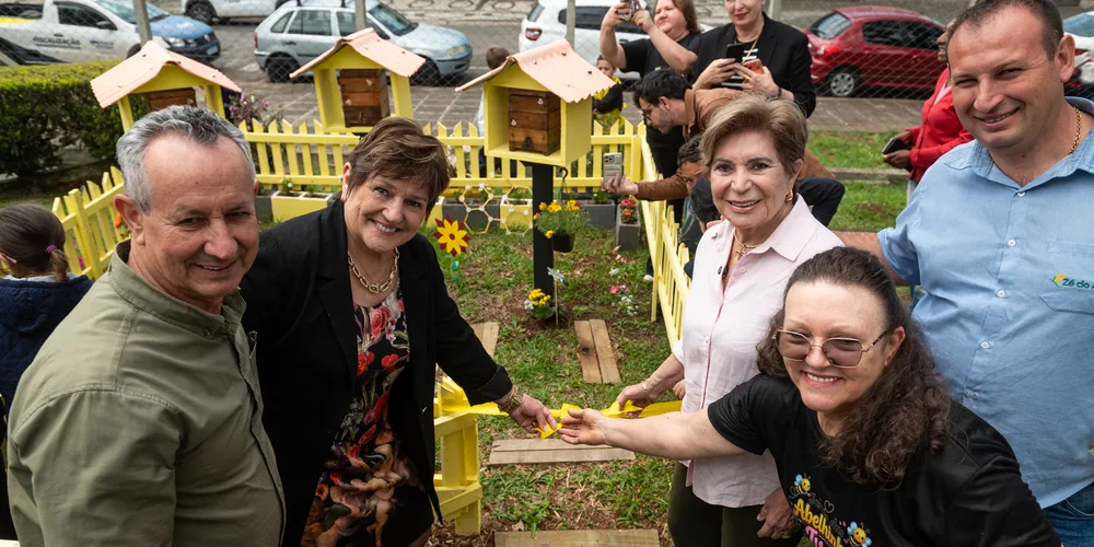Jardins do Mel, na escola Ivan Zardo