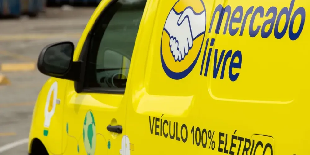 Veículo de entrega do Mercado Livre