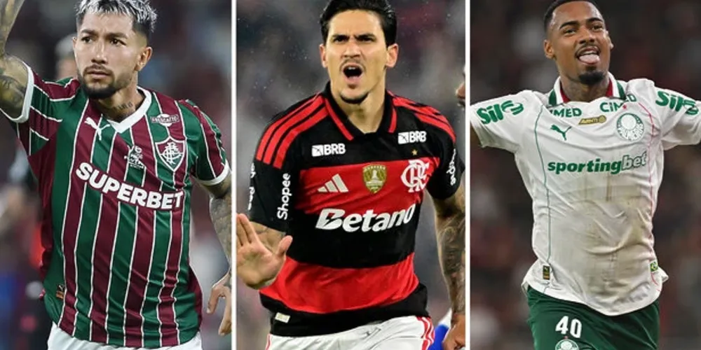 Fluminense, Flamengo e Palmeiras com patrocínios de casa de apostas