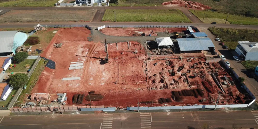 Obra segue avançando no município