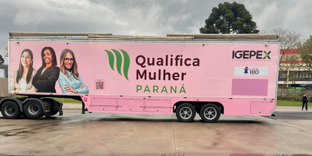 A Carreta Qualifica Mulher Paraná estará no município de 29 de setembro a 30 de outubro