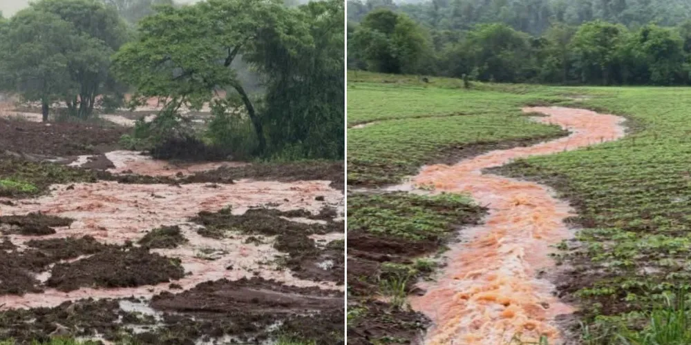Elevação do nível do Rio Guaçu provoca alagamento de estradas e interdição de ponte entre Mercedes e Nova Santa Rosa