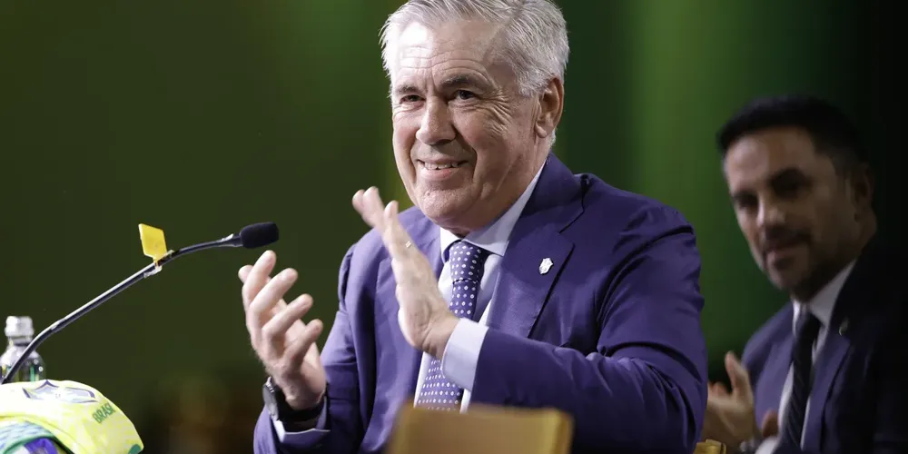 Carlo Ancelotti, técnico da Seleção Brasileira, convocou os primeiros nomes pós-copa nesta quarta-feira (9)