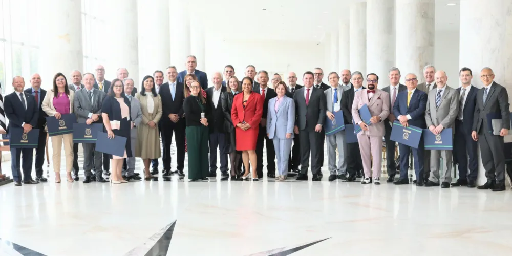 O almoço integrou a programação do encontro, realizado de 7 a 9 de outubro, na capital paranaense