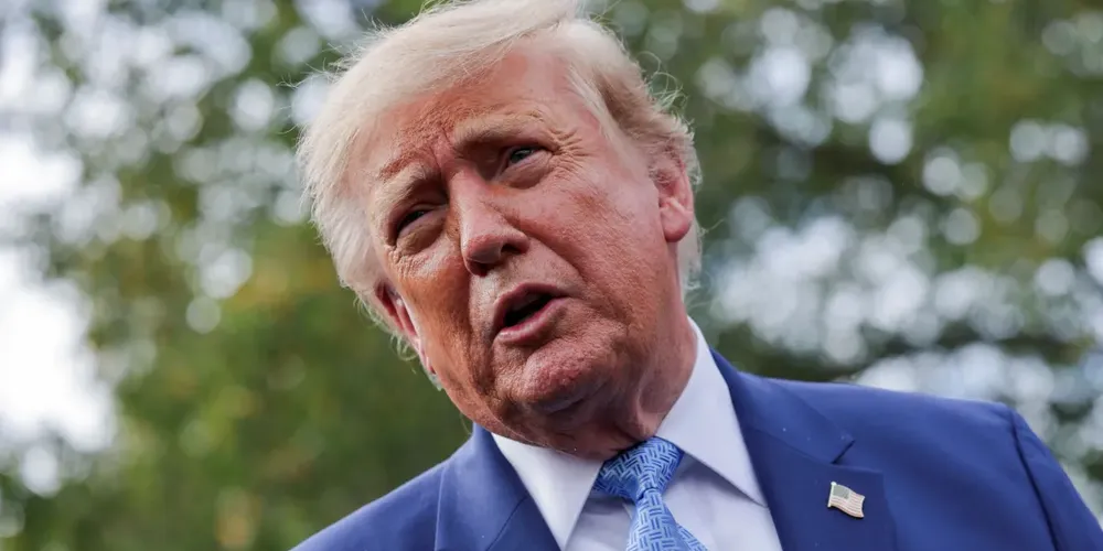 Presidente dos EUA, Donald Trump em 29 de setembro de 2026
