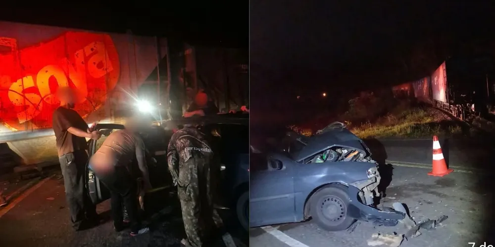 Motorista foi encaminhado para o Pronto Atendimento em Teixeira Soares pelo Samu