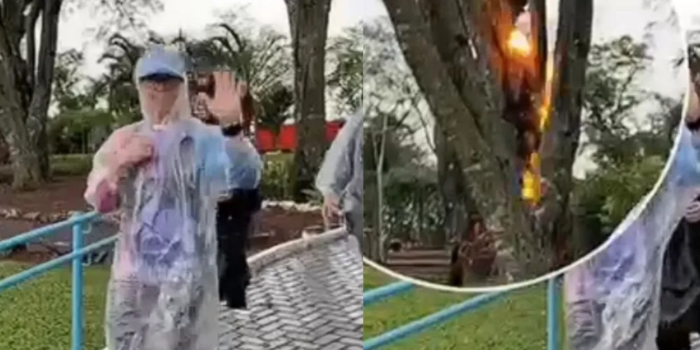 O episódio ocorreu em um local marcado pela devoção religiosa