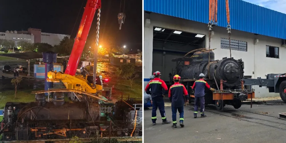 Patrimônio de 86 anos foi transportado nesta quarta-feira