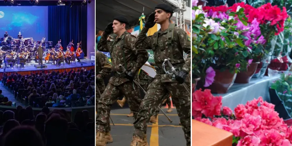 Entre os destaques estão o desfile de 7 de Setembro, a reinauguração do Cine-Teatro Ópera e o início da 15ª edição da Expo&Flor