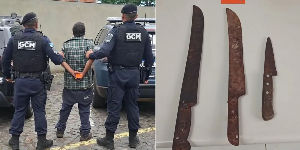 O homem foi preso em flagrante pela GCM