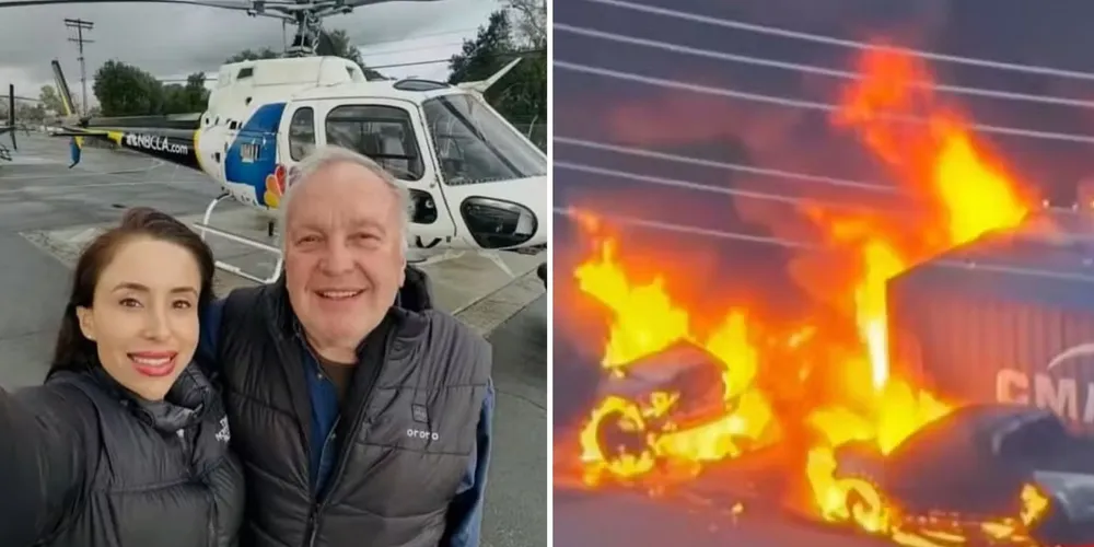 Repórter da NBC e piloto: quem eram as vítimas de queda de helicóptero de TV em Los Angeles