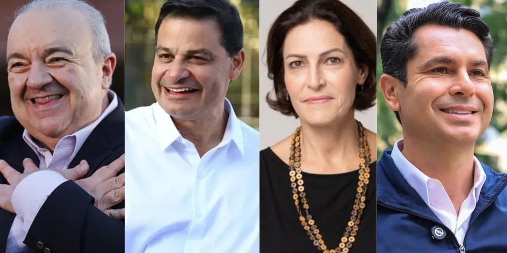 Rafael Greca, Sandro Alex, Cristina Graeml e Alexandre Curi