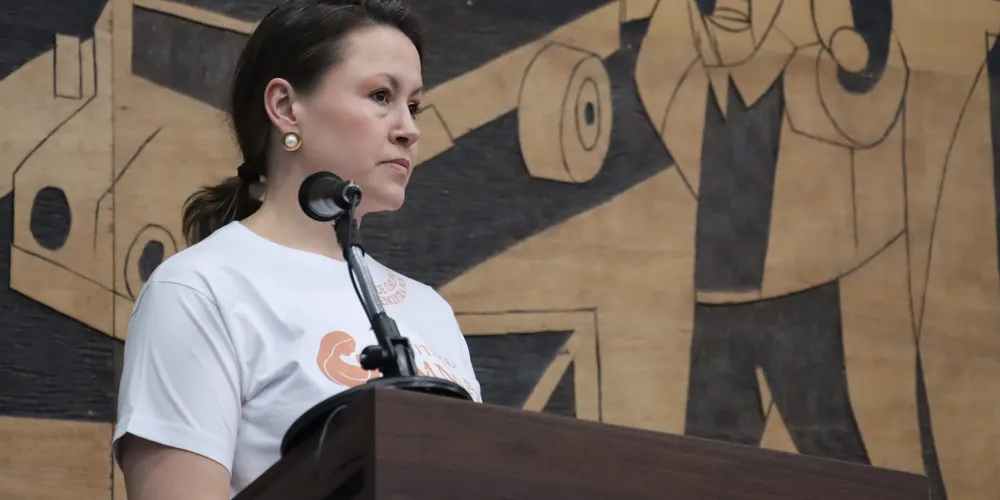 Fernanda Popoaski Szwaidak, representante do Instituto AMMA, na Câmara Municipal de Ponta Grossa (CMPG)
