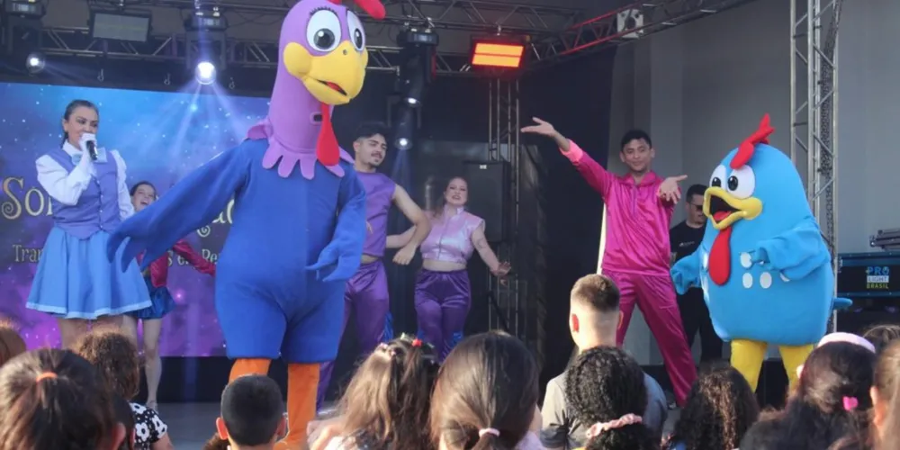 A Prefeitura convida as crianças para uma tarde de diversão e alegria