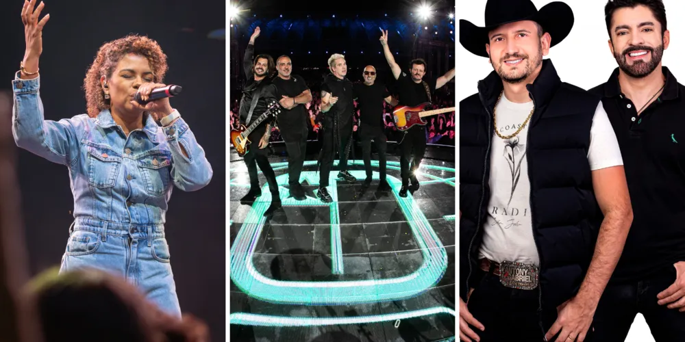 Banda Jota Quest apresentará na sexta-feira, Nívea Soares no sábado e a dupla Antony & Gabriel no domingo