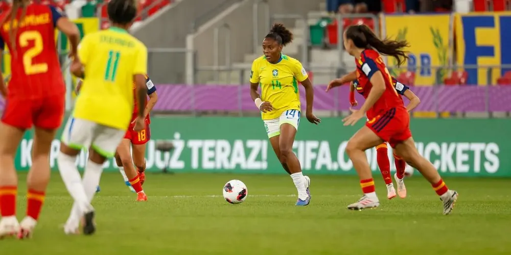 O resultado eliminou o time brasileiro nas quartas de final da Copa do Mundo feminina sub-20