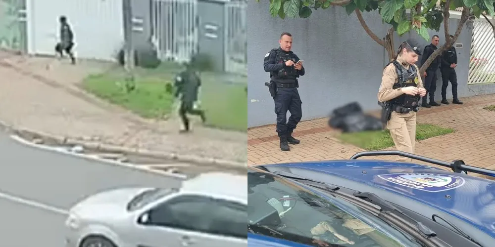 Agentes da Guarda Municipal e da Polícia Civil isolaram a área onde o homem morto a tiros confrontou a equipe