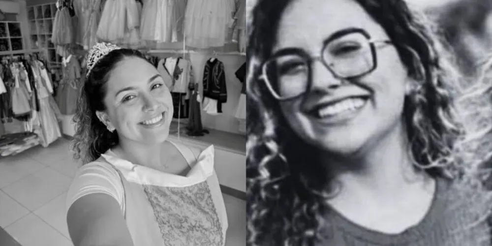 Letícia Kinseler morreu na quarta-feira (14), após ficar em estado gravíssimo em acidente entre uma moto e um carro no Centro de Curitiba