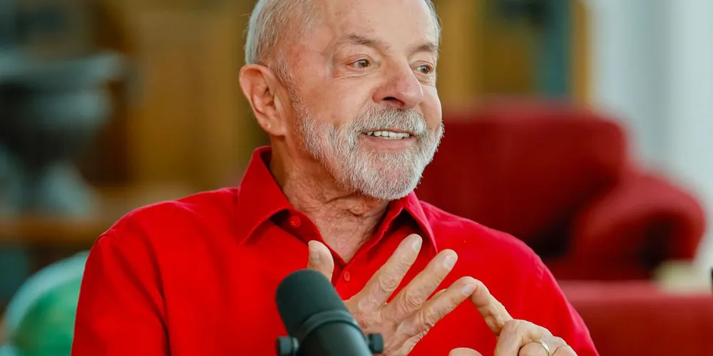 O presidente do Brasil, Luiz Inácio Lula da Silva (PT)