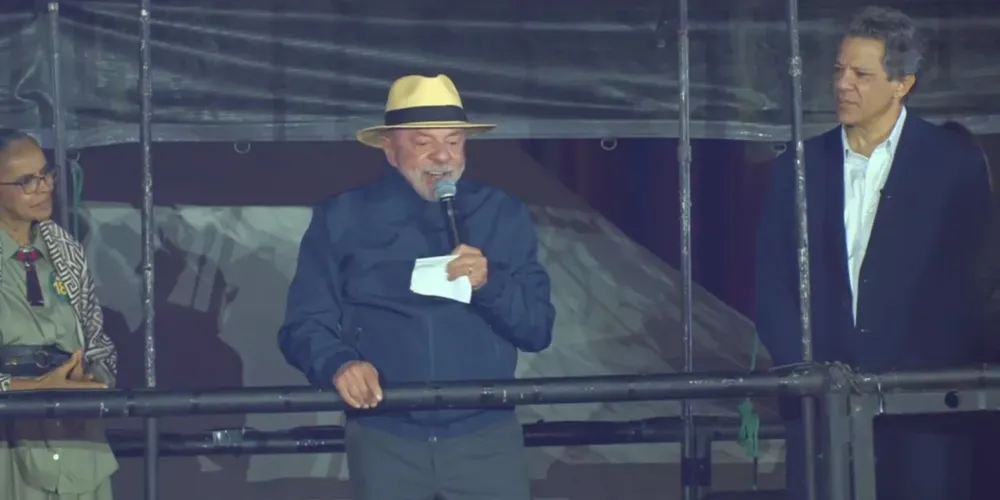 Presidente Luiz Inácio Lula da Silva durante agenda em Guarulhos, na Grande São Paulo
