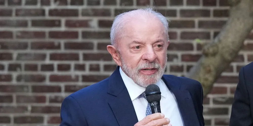 Presidente e candidato à reeleição, Luiz Inácio Lula da Silva (PT)