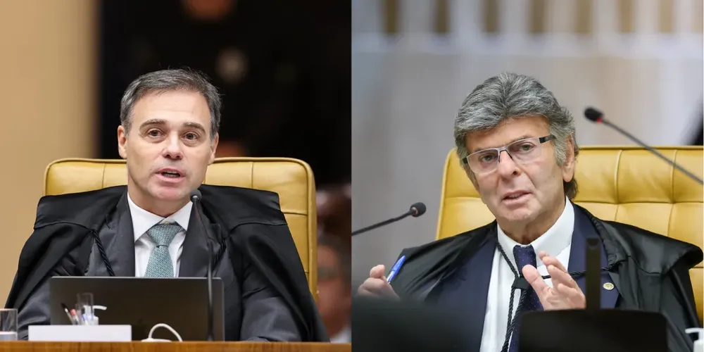 Os ministros André Mendonça e Luiz Fux