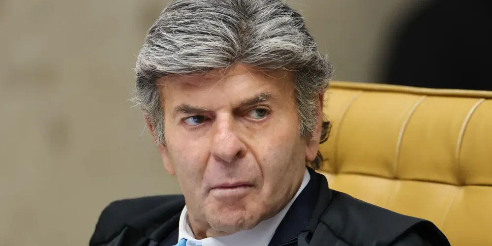 Ministro Luiz Fux em Sessão plenária do STF