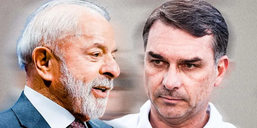 Lula marca 47% no 2° turno; Flávio Bolsonaro chega a 45%